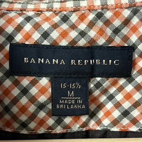 Men’s Banana Republic Button Down Shirt Size Medium - Picture 3 of 7